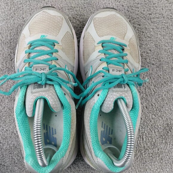 New Balance 1540 V2 Womens Size 8.5 WIDE Shoes Gray Teal Lace Up Athletic USA - Picture 10 of 12
